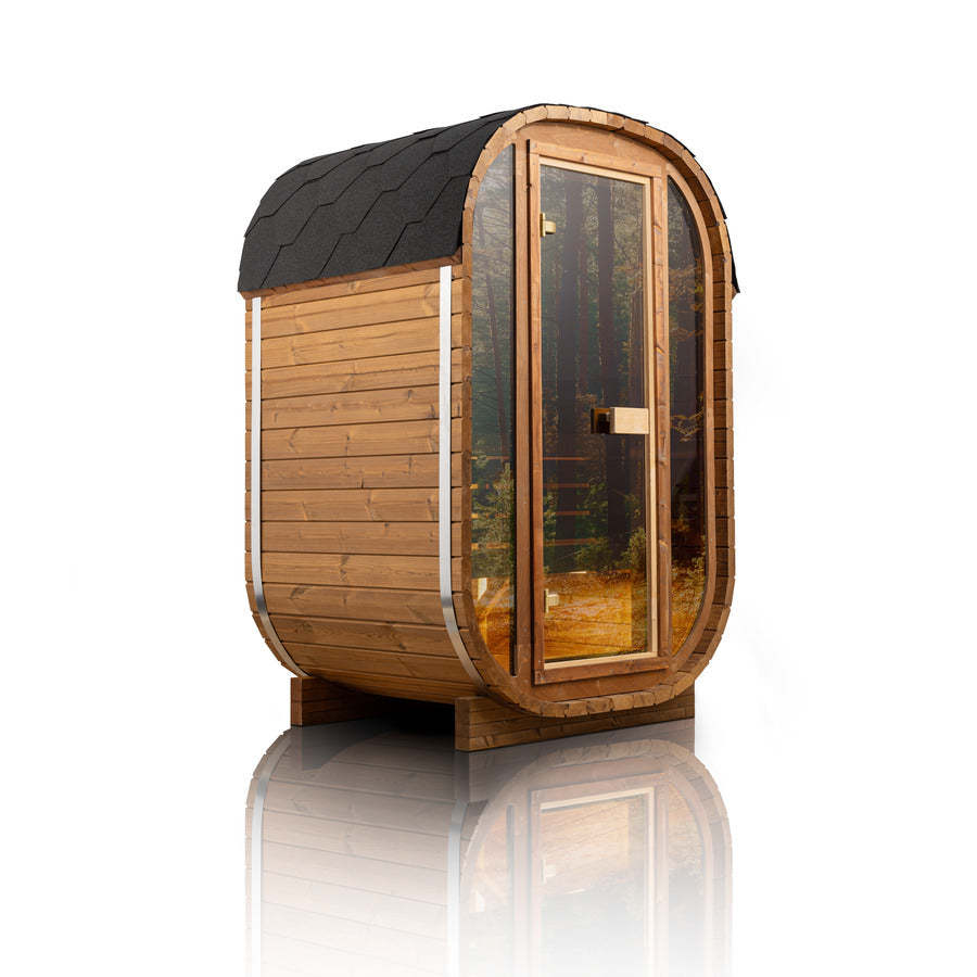 Auris One Luxury Outdoor Cedar Sauna by Orivon Wellness