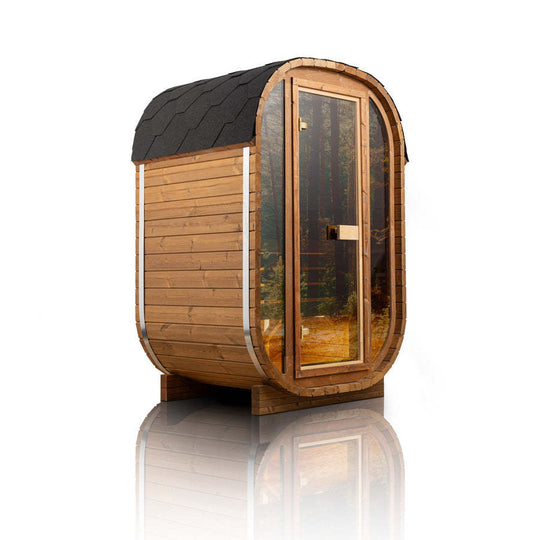 Auris One Luxury Outdoor Cedar Sauna by Orivon Wellness