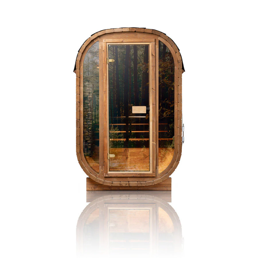 Auris One Luxury Outdoor Cedar Sauna exterior