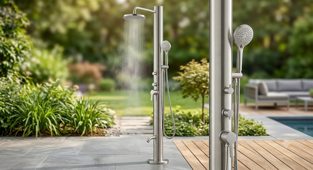 Stillwater Outdoor Shower Column