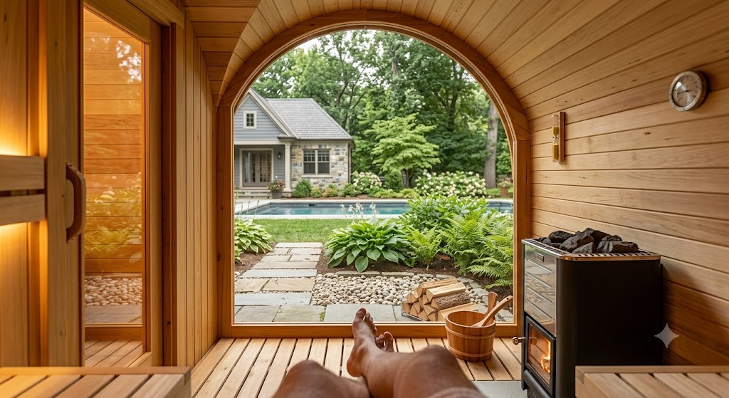Timberline 4-Person Barrel Sauna