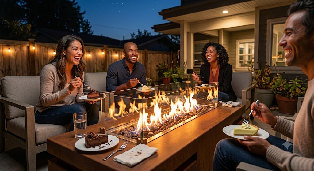 Ember Linear Fire Table